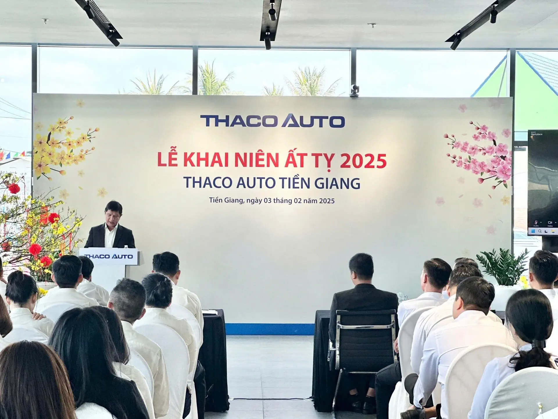 THACO AUTO Tiền Giang tổ chức chương trình Lễ Khai niên Ất Tỵ 2025