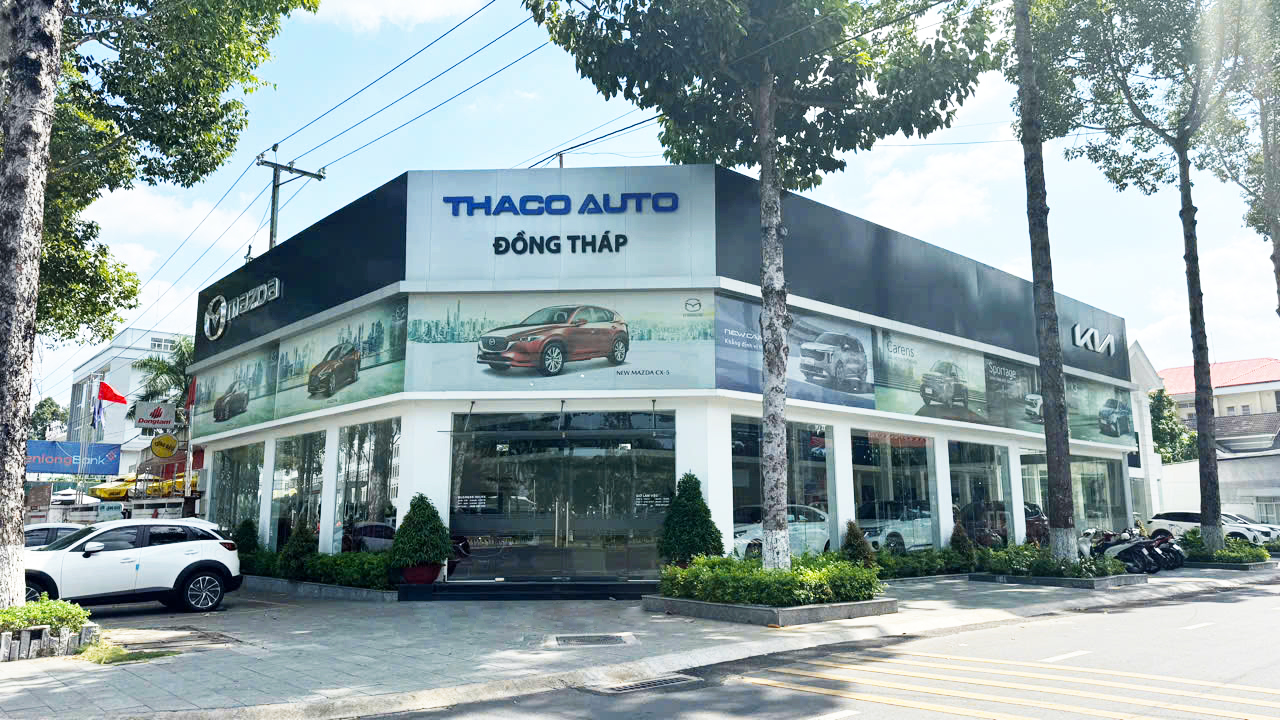 SHOWROOM KIA, MAZDA, PEUGEOT ĐỒNG THÁP