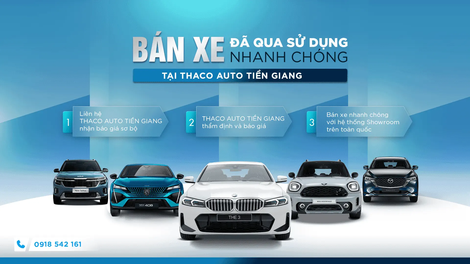 Bán xe đã qua sử dụng nhanh chóng tại THACO AUTO Tiền Giang
